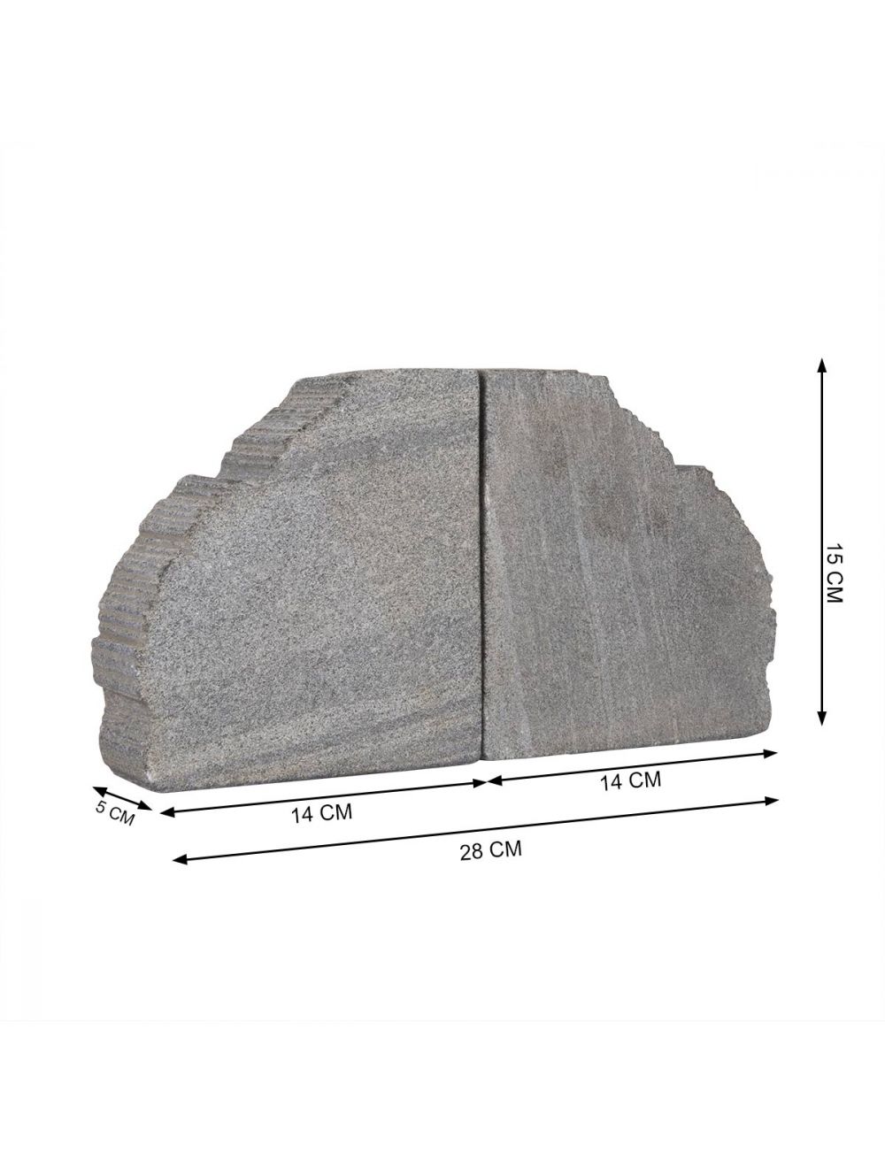Massif Marble Bookend